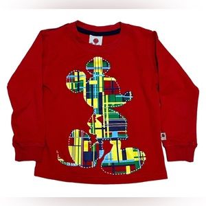 Chupetin Baby’s Mickey Mouse Red Multicolor Long Sleeve (See Photos For Size)